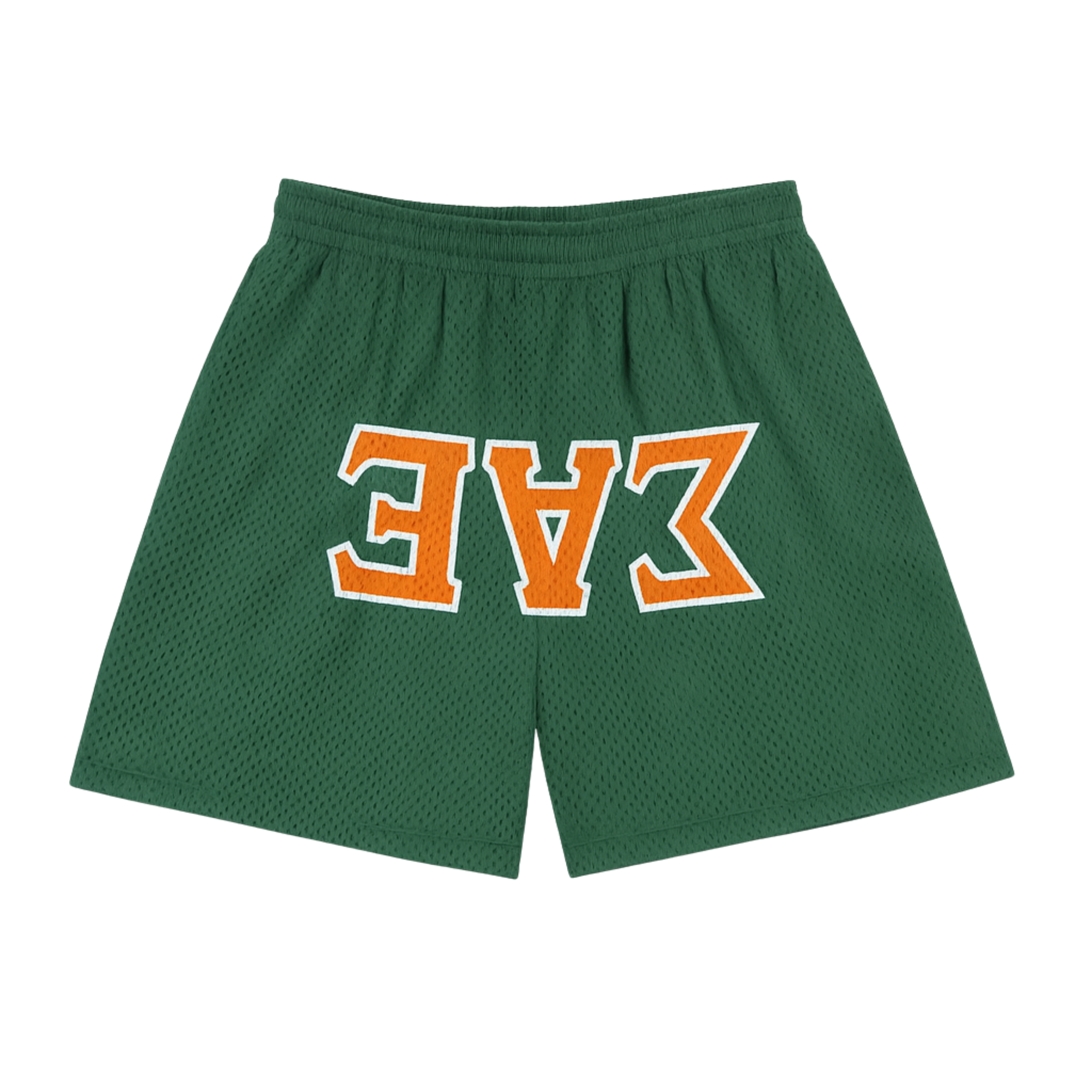 Green Mesh Shorts Mens