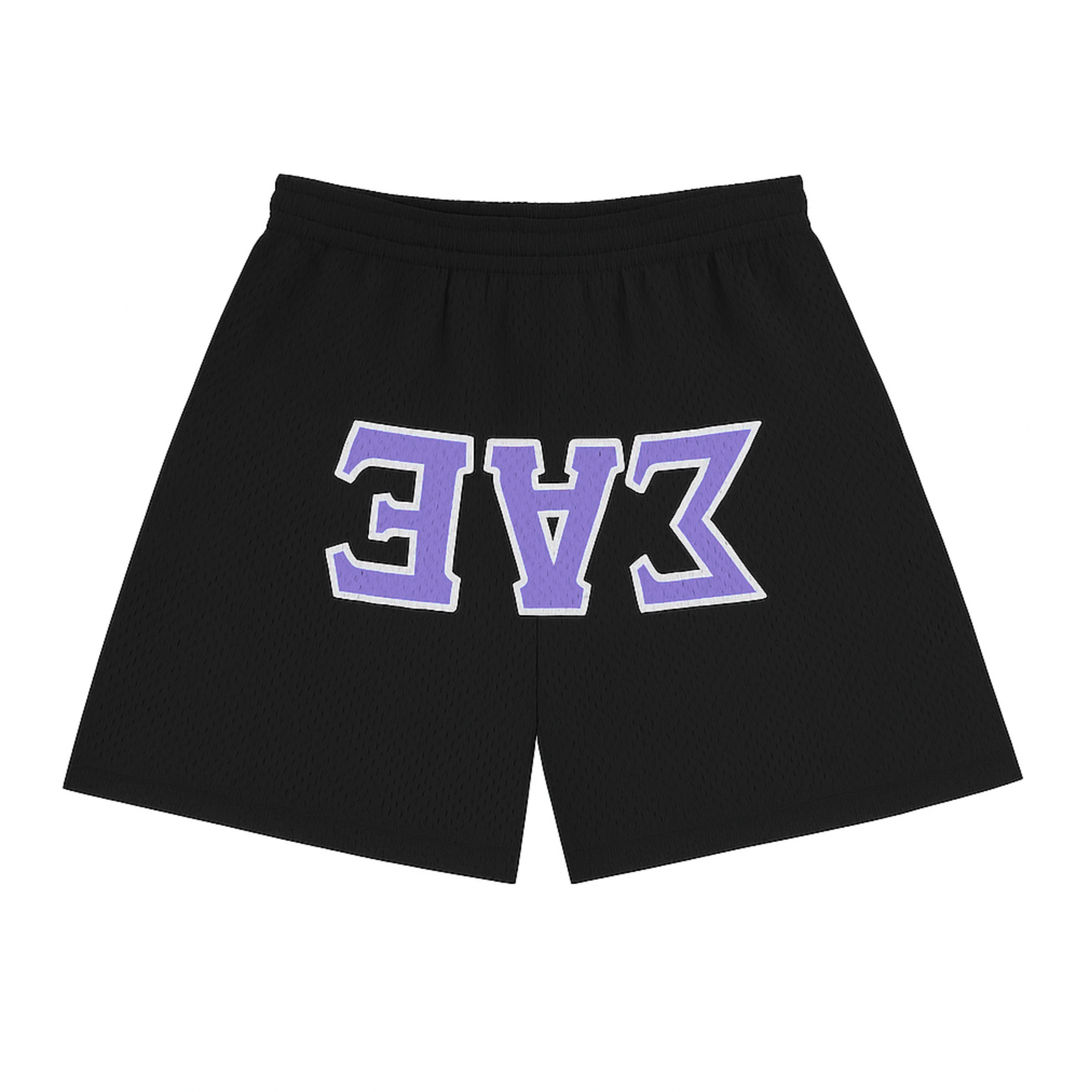 Black Mesh Shorts Mens