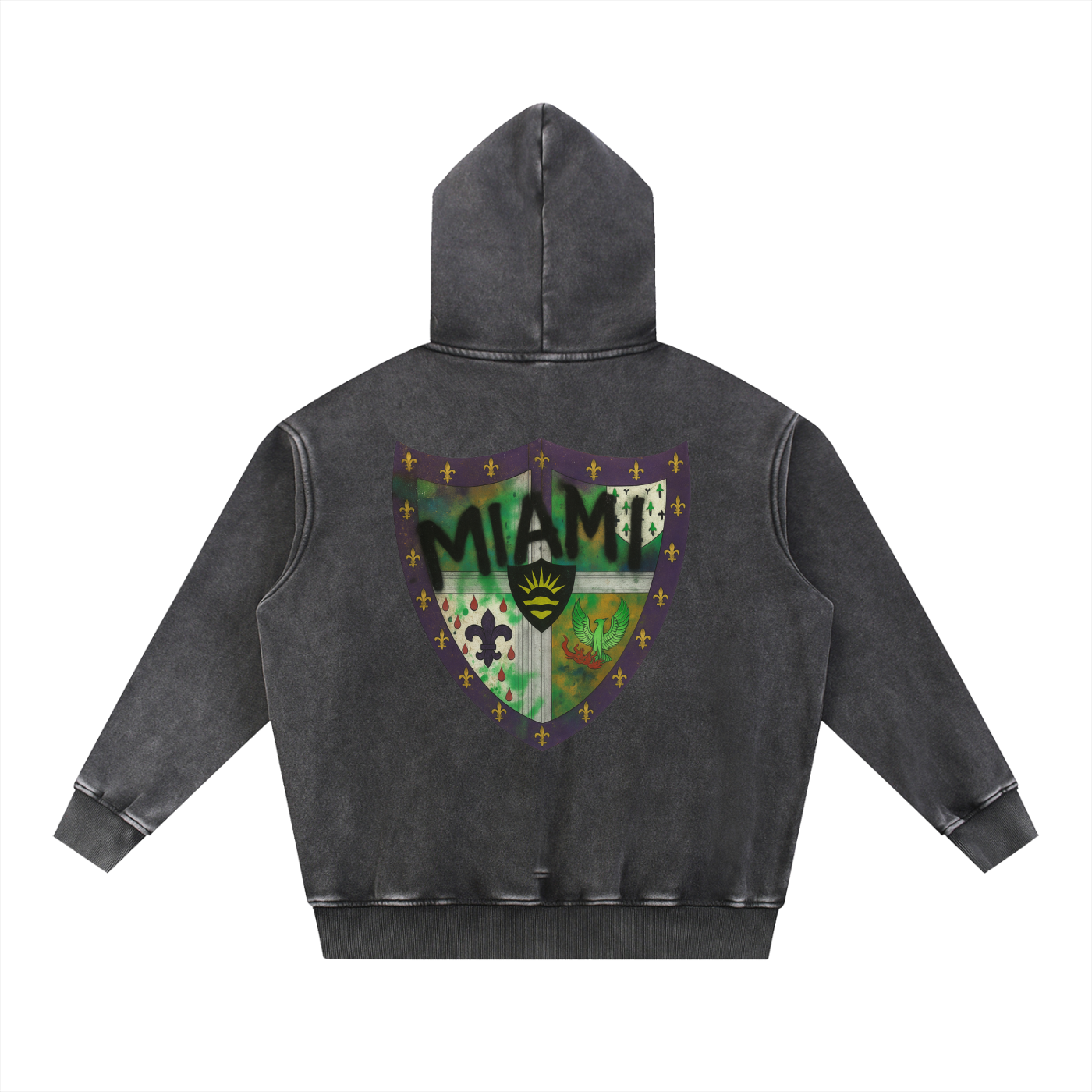 SAE Fall Wash Fleece Oversize Hoodie